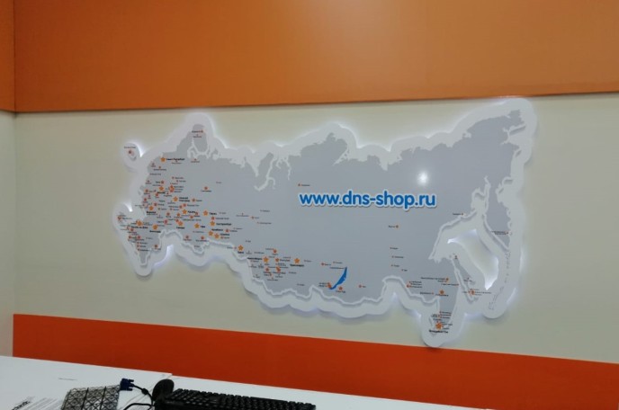 Оформление магазина "DNS"  в Шумихе